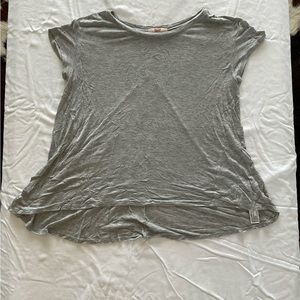 Mossimo Gray Flowy Oversized Lightweight Short Sleeve T-shirt (Size Small)